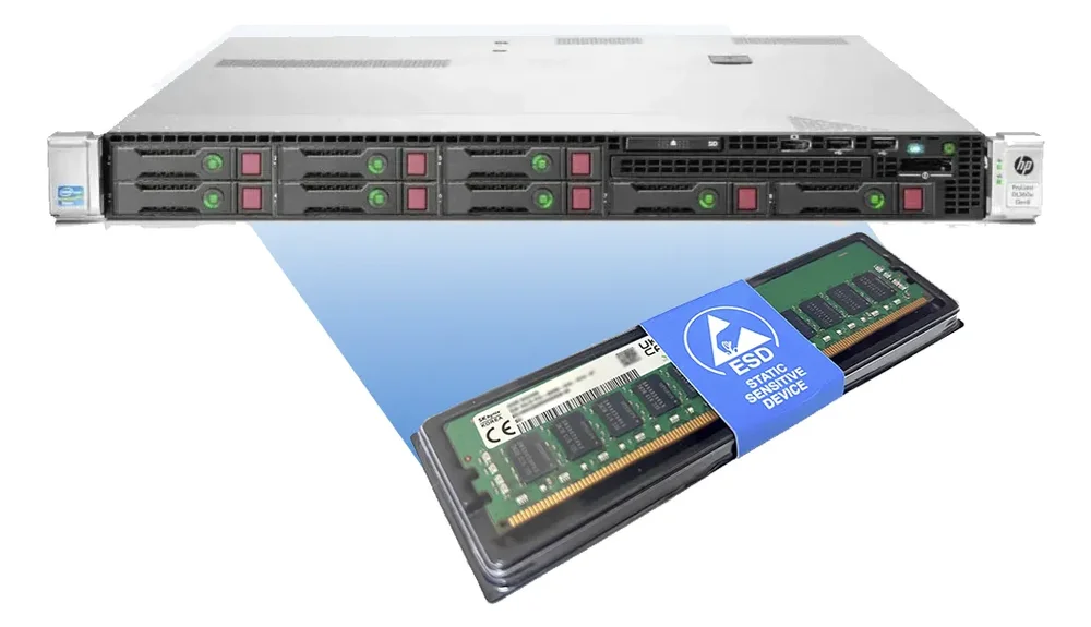 Memória Ram Para Servidor Hp Proliant Dl360e Gen8 - 8GB Ecc.