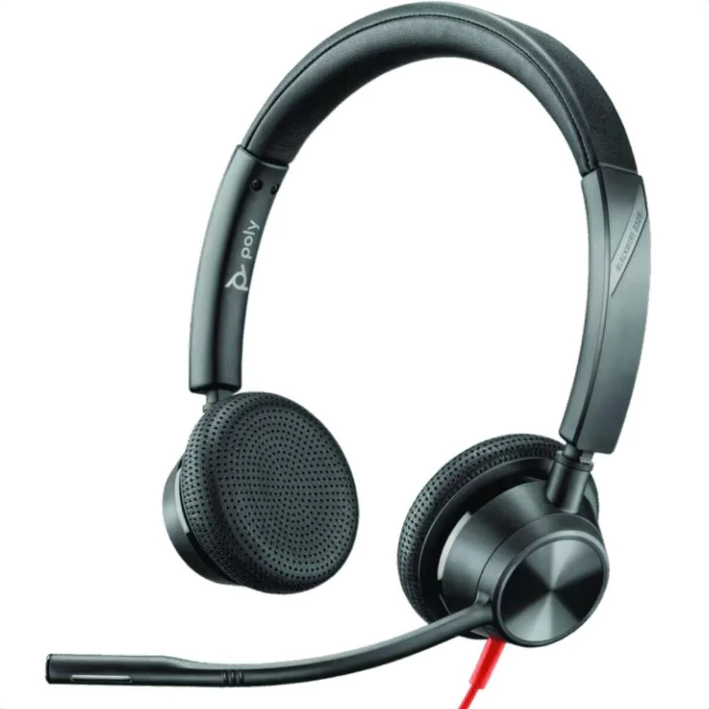Imagem 2 de 5 do produto Headset Blackwire Bw3325 Usb-a 76j21aa Poly - Preto