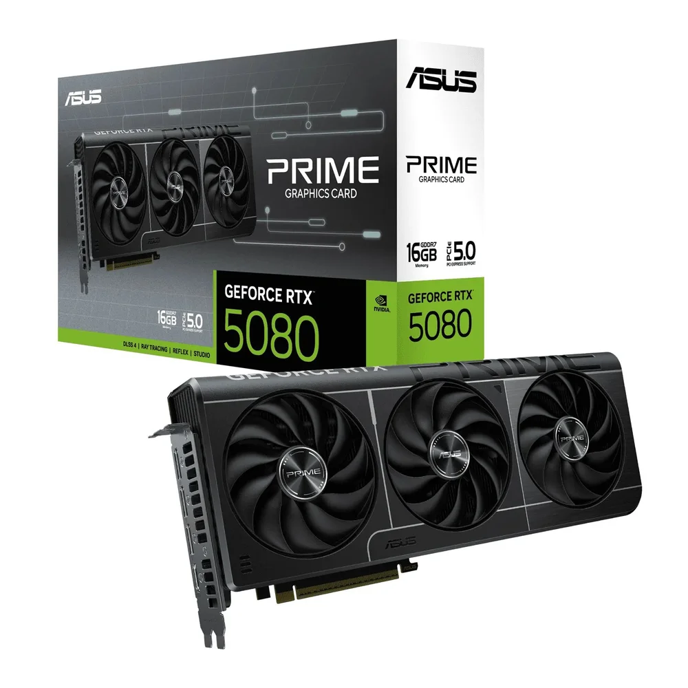 Vga Asus Gf RTX5080 16gb Gddr7 256bits -prime-RTX5080-16g