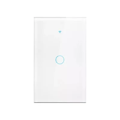 Interruptor Inteligente Wifi Com Ou Sem Neutro   Tuya - Branco - 1 Botão - 127/220.