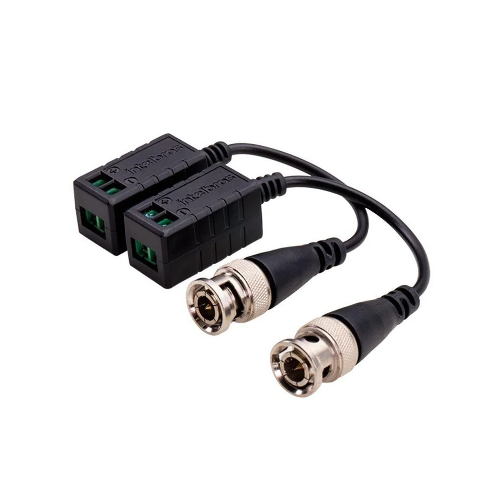 Imagem 4 de 4 do produto Kit 20 Pares Conversor Balun Passivo Intelbras Vb 501 P Compatíveis Analógicas Hd, Full Hd, 4mp E 4k