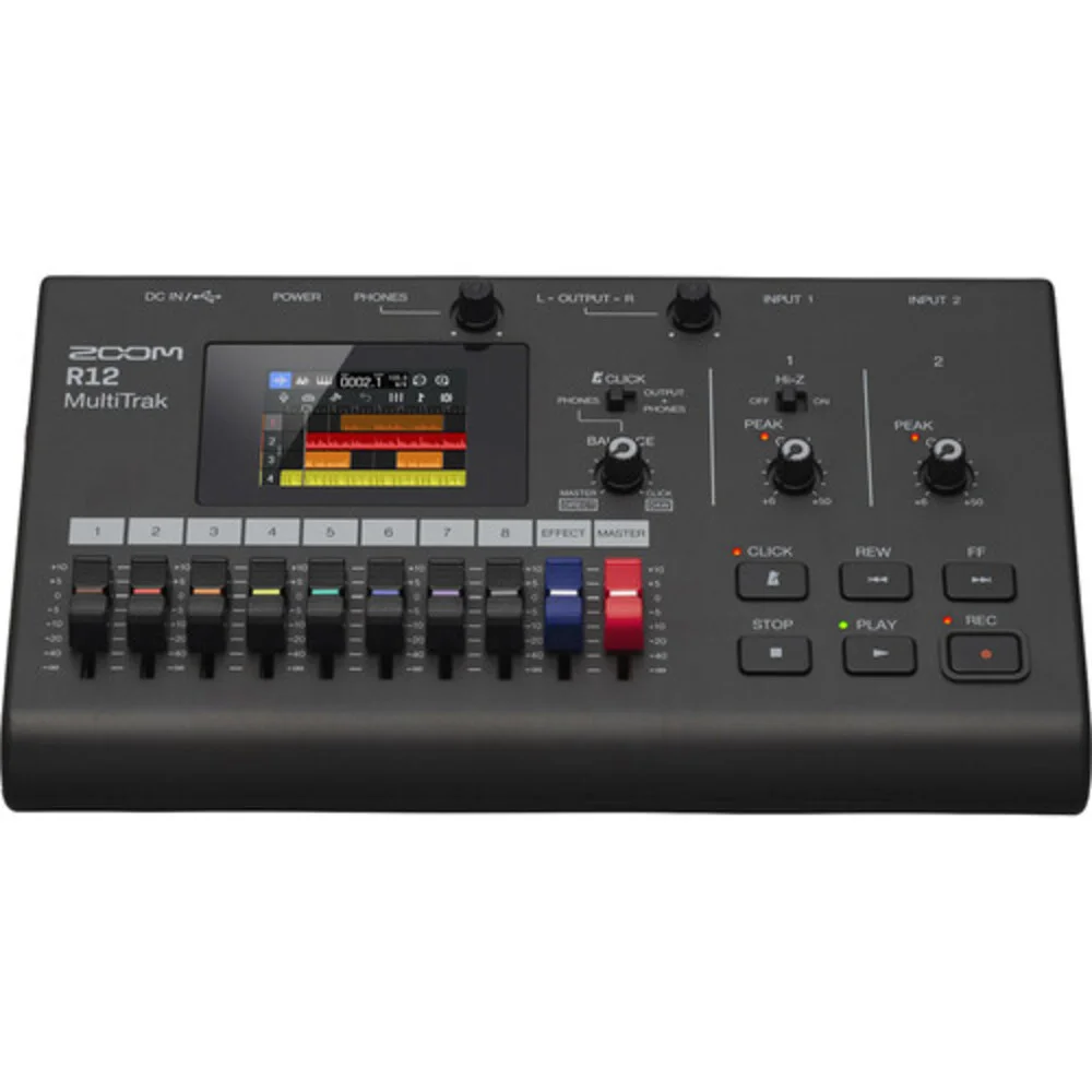 Imagem 2 de 5 do produto Gravador Zoom R12 Multitrak Portátil E Control Surface