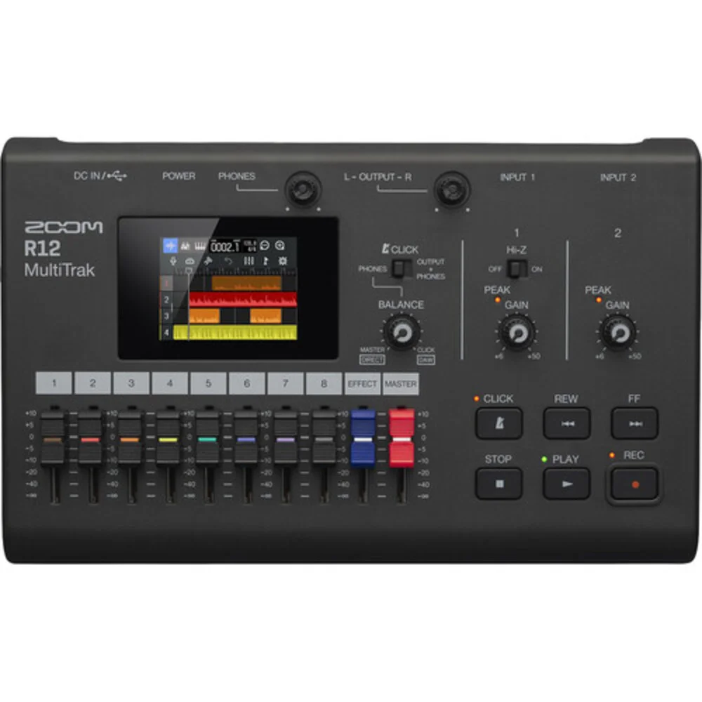 Imagem 3 de 5 do produto Gravador Zoom R12 Multitrak Portátil E Control Surface