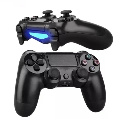 Controle sem Fio Joystick Compativel Playstation 4 Cor Preto