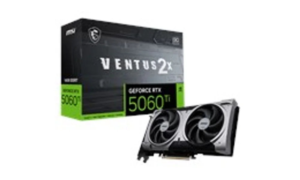Placa De Vídeo Nvidia Geforce Msi RTX5060ti 8GB Gddr7 128bits Ventus 2x Oc Plus 912-v536-024