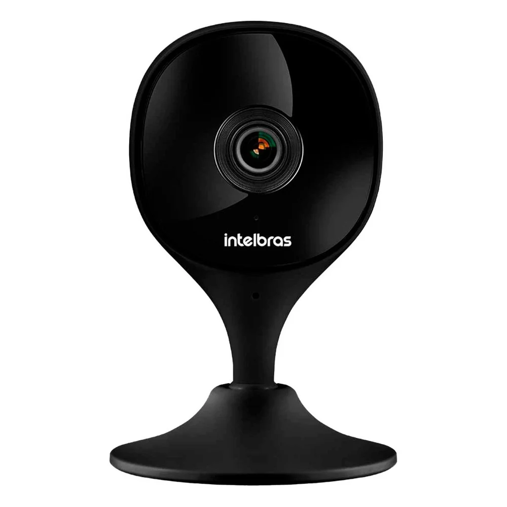 Imagem 5 de 5 do produto Kit 2 Câmeras Wi-fi Aúdio E Inteligência Artificial Imx C Black Intelbras + 2 Cartões Memória 64gb