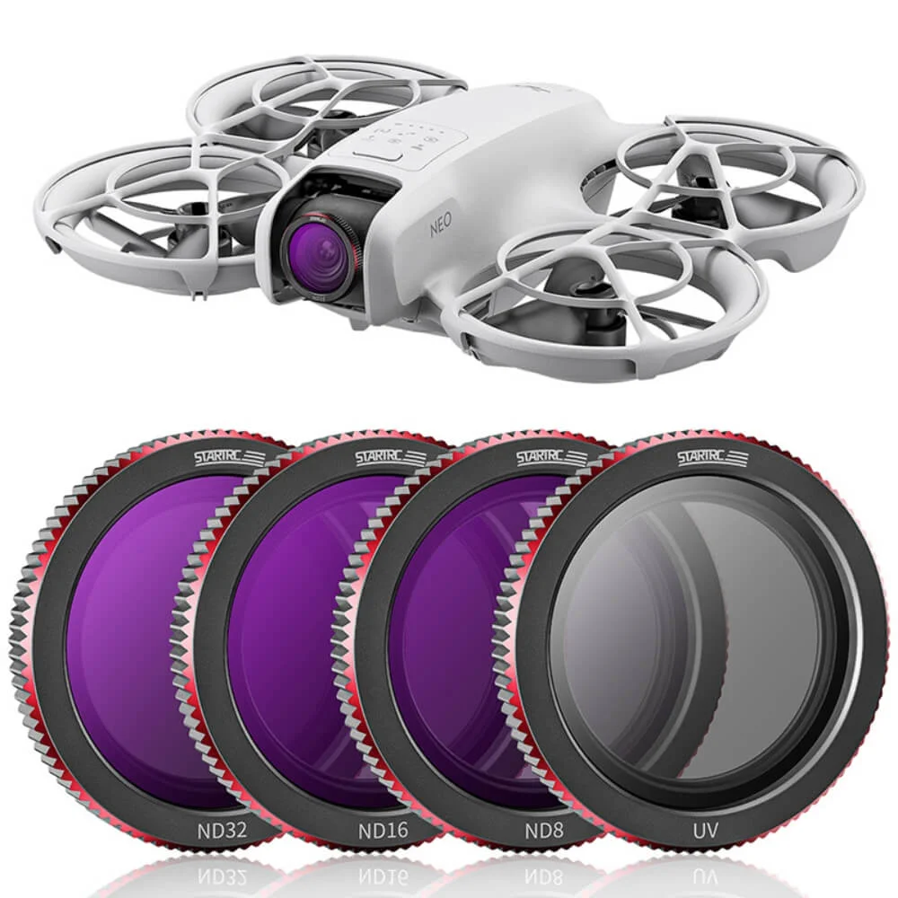 Imagem 3 de 3 do produto Kit De Filtros Mcuv/nd8/nd16/nd32 Para Dji Neo - Startrc