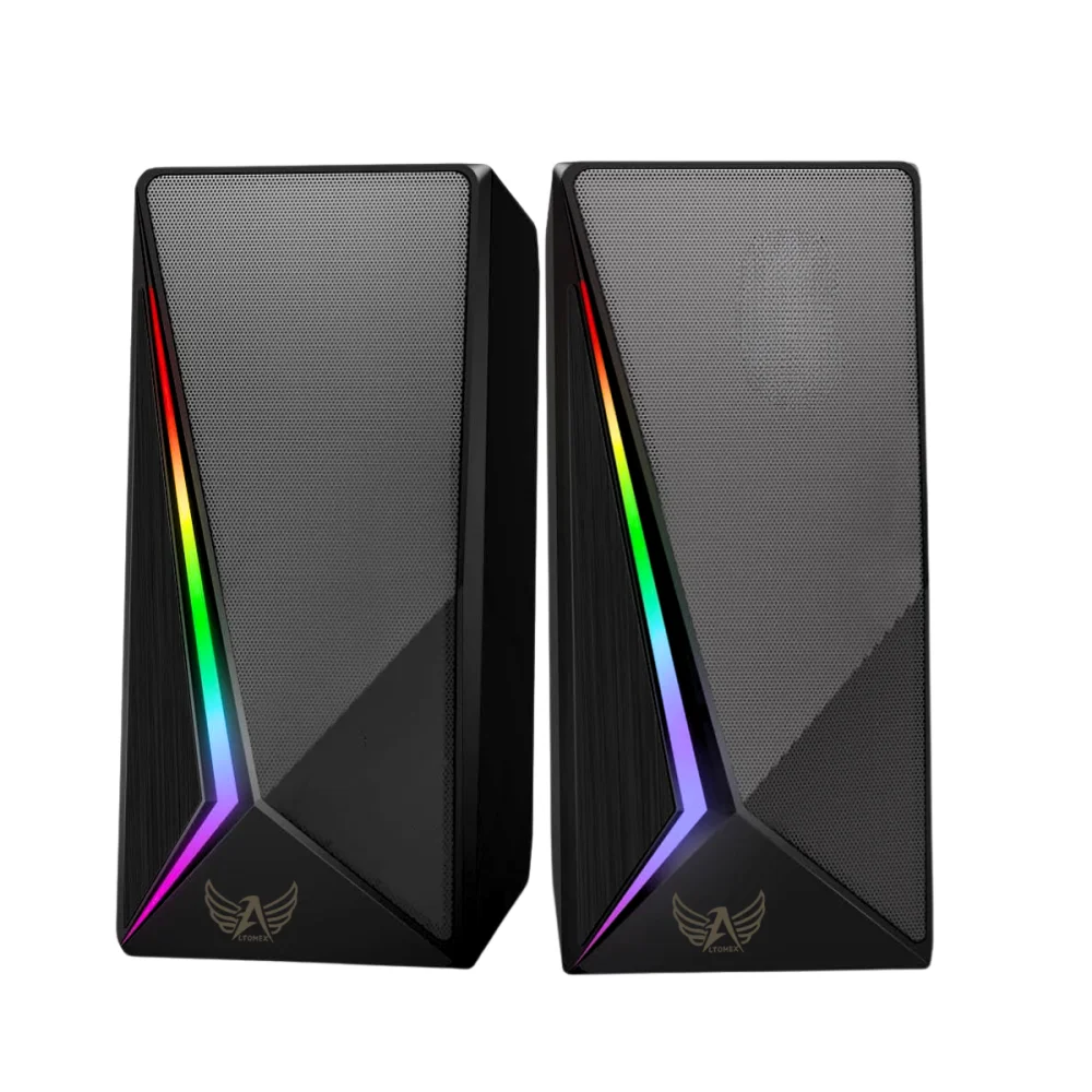 Caixa De Som Alto Falante RGB Bluetooth - Computador Notebook