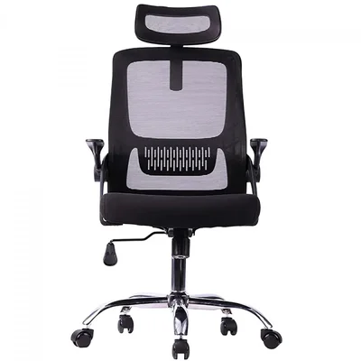 Cadeira Office Mesh Bluecase Pt Estrut Ergo Prime Lombar/pes/braço  Bcop-02bkbk