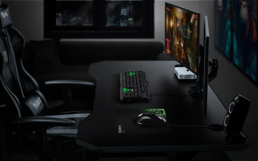 Imagem 2 de 5 do produto Teclado Gamer Hadar Em Membrana , 107 Teclas Abnt2, Anti-ghosting, Teclas Multimídia, Pincel De Limpeza, Preto, Tghd, Elg