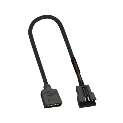 Cabo Jst Sm 4p Macho Adaptador Para RGB 12v 4 Pinos, 30cm, Compatível com Water Cooler, Fan e Fita de LED