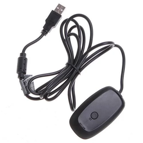 Imagem 2 de 4 do produto Receiver Receptor Para Controle Wireless XBOX 360 Para Computador PC Preto