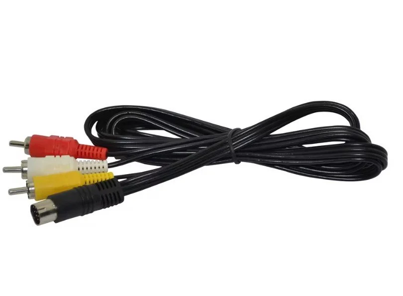 Imagem 4 de 5 do produto Cabo Av Rca Para Sega Saturn / Saturn Cabo 3 Cores