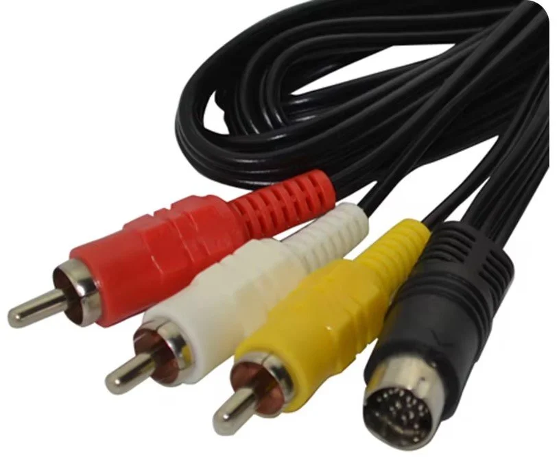 Imagem 5 de 5 do produto Cabo Av Rca Para Sega Saturn / Saturn Cabo 3 Cores