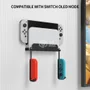 Suporte De Parede Em Aço Para Nintendo Switch/oLED Base Preto