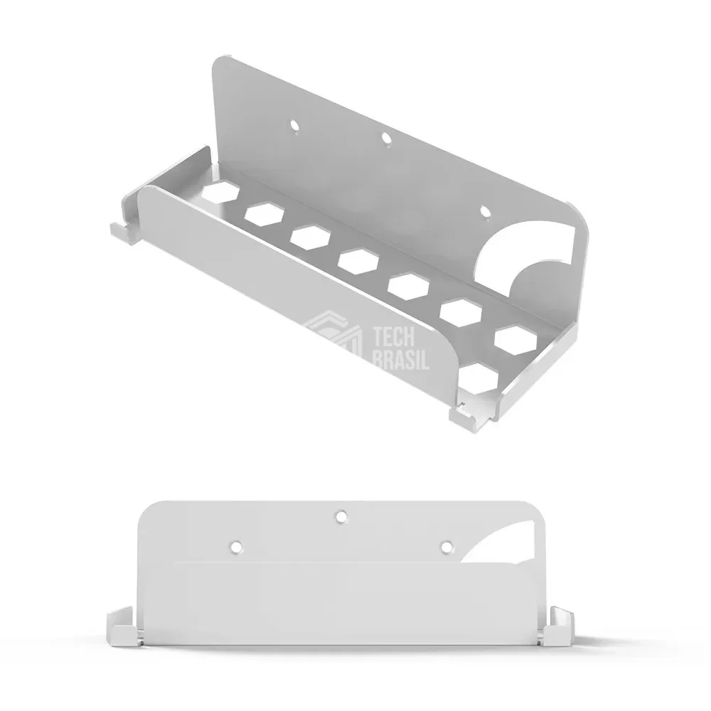Imagem 2 de 5 do produto Suporte De Parede Em Aço Para Nintendo Switch/oLED Base Branco