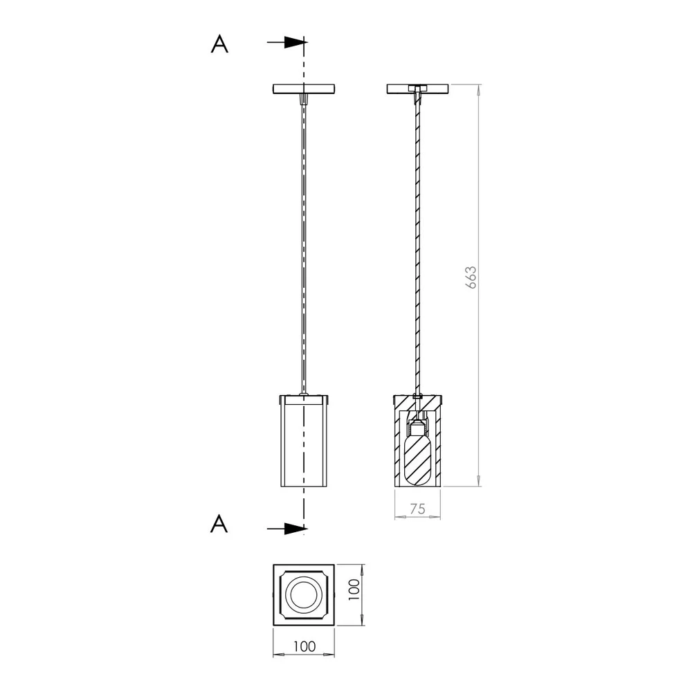 Imagem 3 de 5 do produto Luminária Pendente França Madeira Maciça De Demolição  Rosca E27