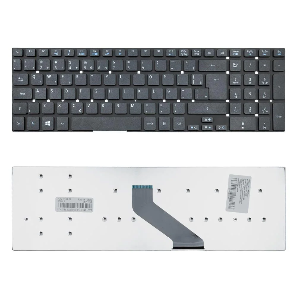 Teclado Para Notebook Acer Aspire E5-571-387j Abnt2 Teclado Para Notebook Acer Aspire E5-571-387j Abnt2