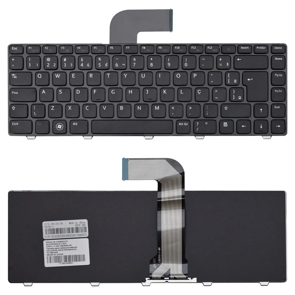 Teclado Para Notebook Dell Part Number Nsk-dx2bc 1b Teclado Para Notebook Dell Part Number Nsk-dx2bc 1b
