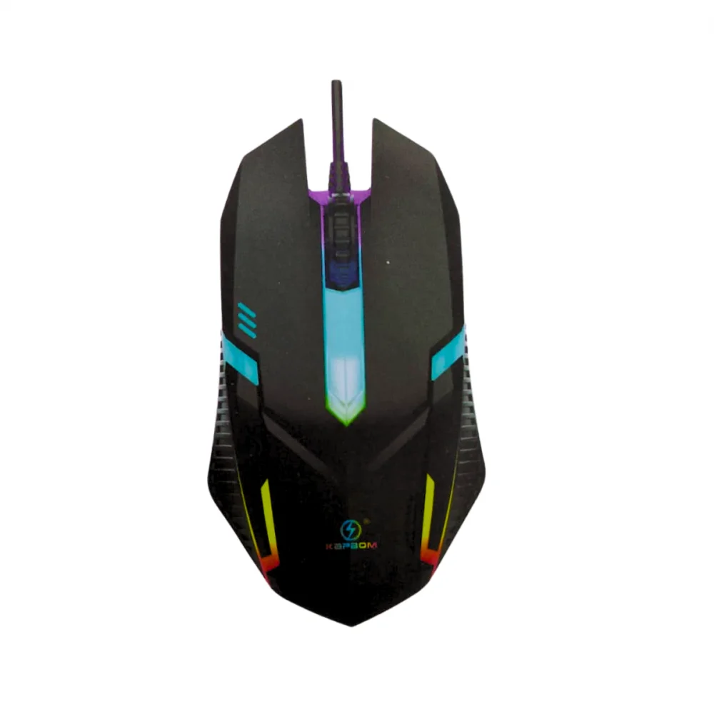 Imagem 3 de 4 do produto Kit Teclado E Mouse Gamer Preto Semi Mecânico LED RGB