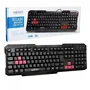 Teclado Multimídia Semi Mecânico Tecla Game Plug & Play