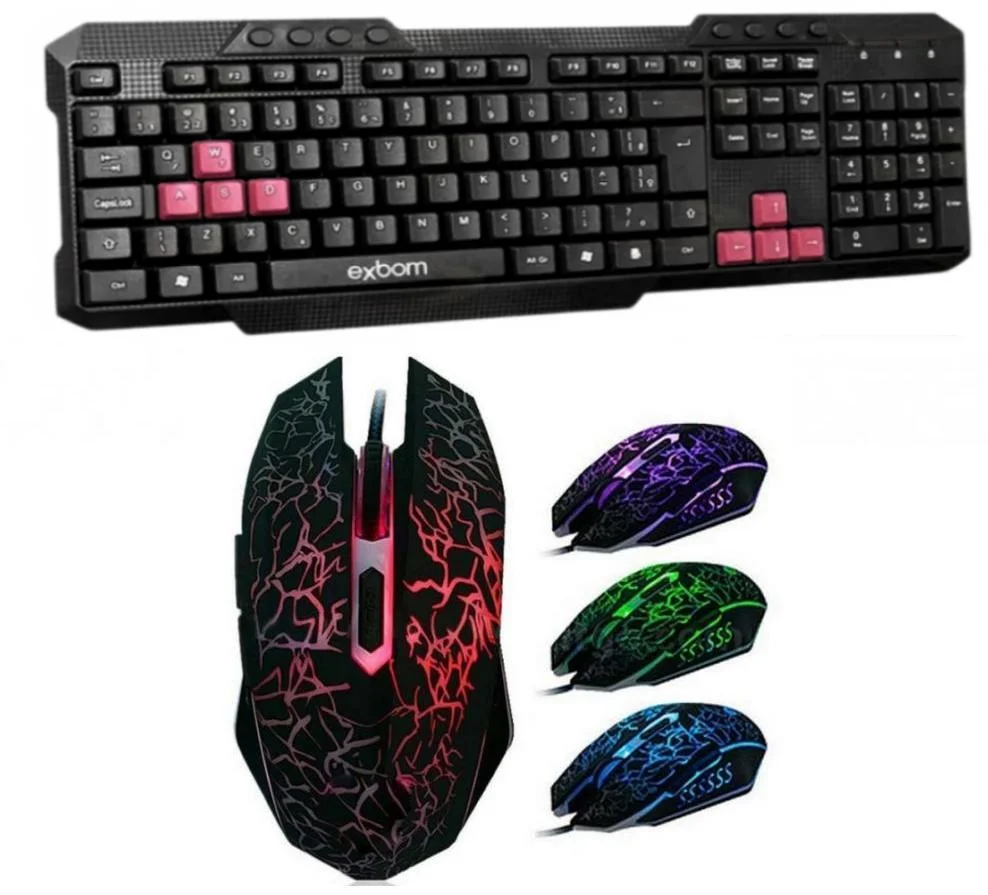 Teclado Multimídia Semi Mecânico Tecla Game Plug & Play Teclado Multimídia Semi Mecânico Tecla Game Plug & Play