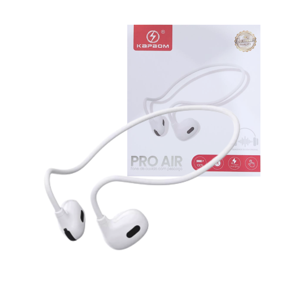 Fone De Ouvido Bluetooth De Condução Indução Óssea