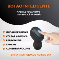 Fone De Ouvido Intra Auricular Bluetooth Com Case De Carregamento LED Digital 14