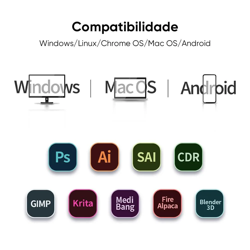 Imagem 2 de 5 do produto Mesa Digitalizadora Xppen Deco 01 V3 8 Teclas De Atalho 16384 Níveis De Pressão Verde