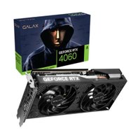 Kabum Placa De Vídeo Nvidia Geforce Galax RTX4060 8GB Gddr6 128 Bits Black Gf 1-click Oc - 46nsl8mdapco image