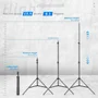 Suporte De Luz Para Fotografia Neewer 190cm Preto