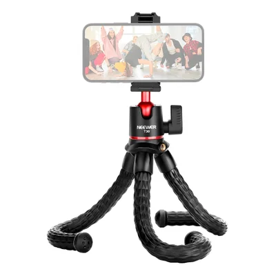Mini Tripé Flexível Neewer T30 P/câmera/smartphone Preto