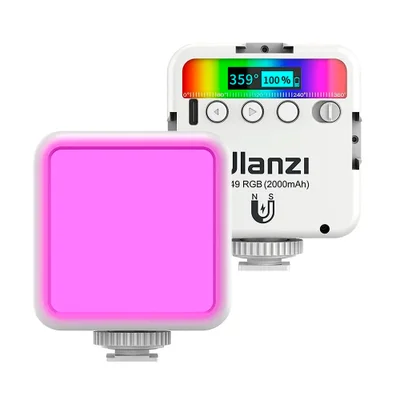 Mini Luz Vídeo LED Ulanzi Vl49 Recarregável RGB Branco — foto 3