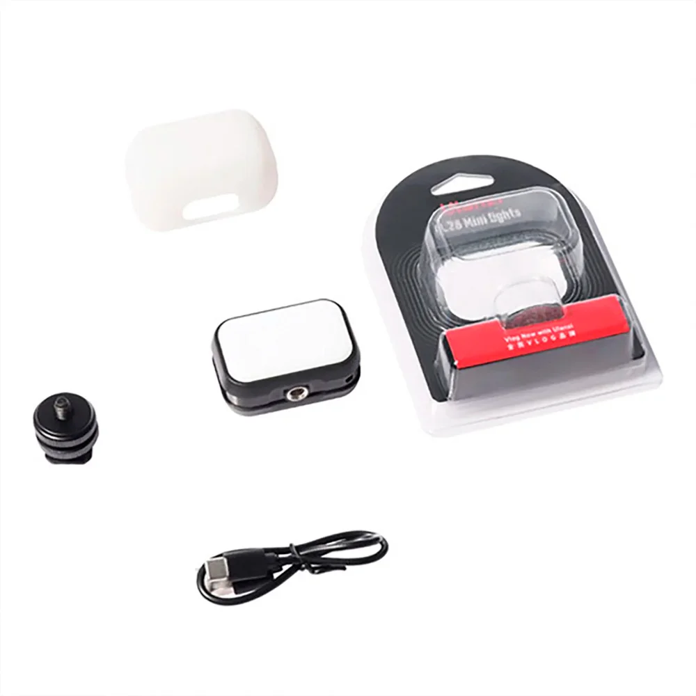 Imagem 2 de 5 do produto Mini Luz Vídeo Foto Ulanzi Vl28 Bateria Integrada Preto