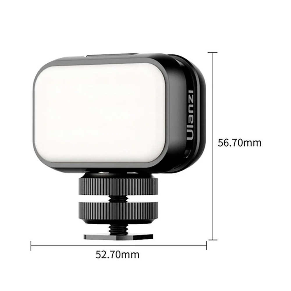 Imagem 4 de 5 do produto Mini Luz Vídeo Foto Ulanzi Vl28 Bateria Integrada Preto