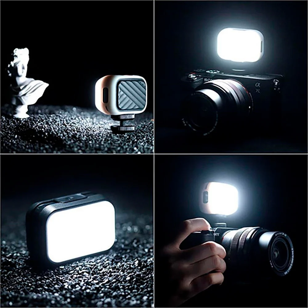 Imagem 5 de 5 do produto Mini Luz Vídeo Foto Ulanzi Vl28 Bateria Integrada Preto