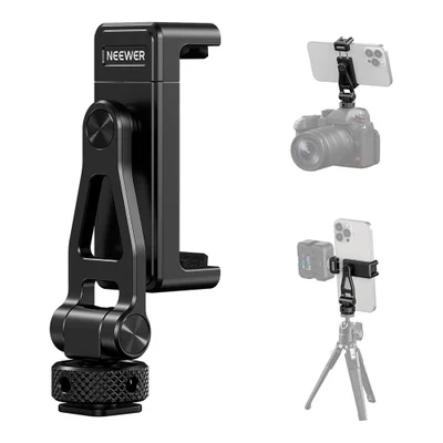 Suporte De Smartphone Tripé Neewer C/sapata Fria Preto