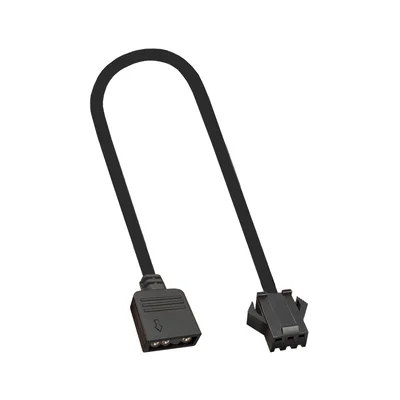 Cabo JST SM 3P VDG Femea, Adaptador Para ARGB 5v 3 Pinos, 30cm, Compatível com Fitas de LED, Water Coolers e Fans