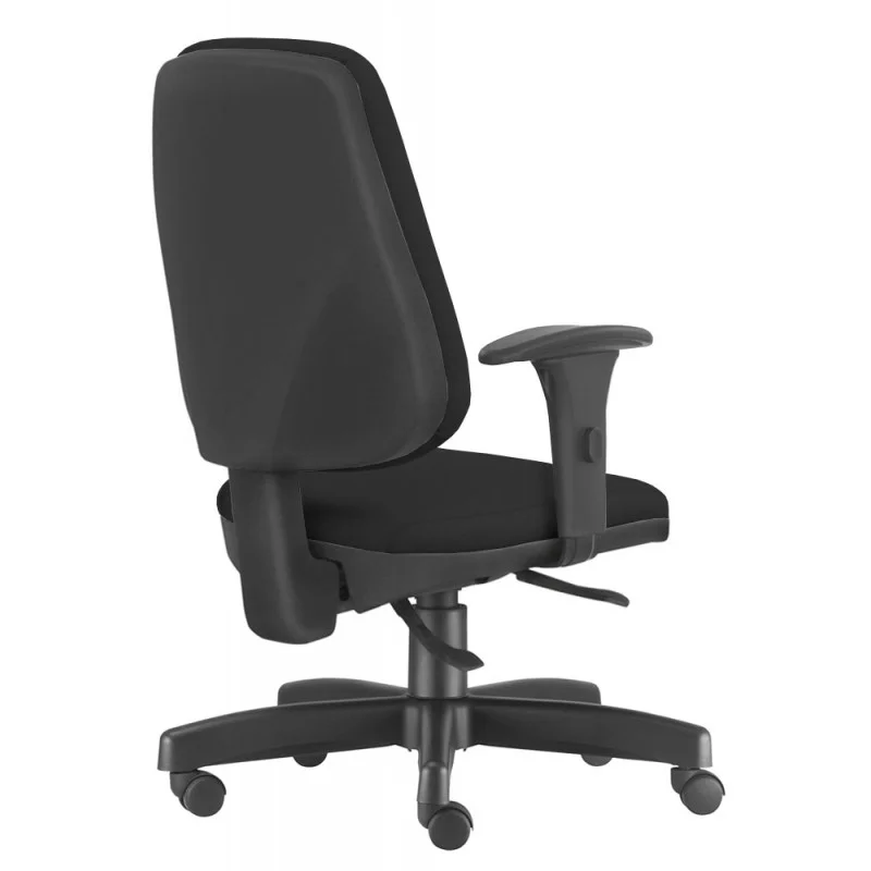 Cadeira Job Diretor Giratória Para Escritório Com Ajuste Regulagem Ergonômica Back System Nr17 Preta Cadeira Job Diretor Giratória Para Escritório Com Ajuste Regulagem Ergonômica Back System Nr17 Preta