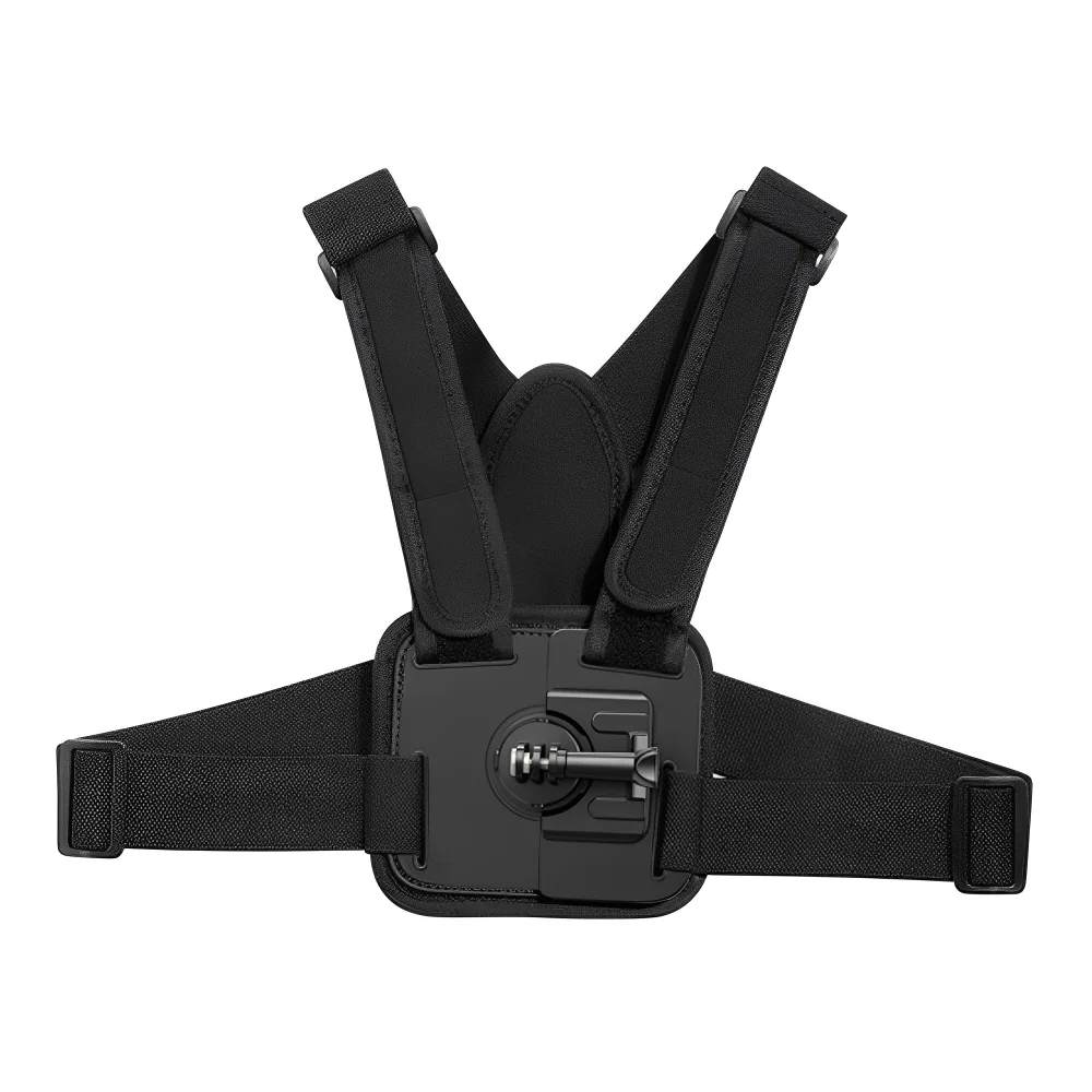 Imagem 1 de 5 do produto Suporte Montagem Arnês Peito Ulanzi Gopro/celular Preto