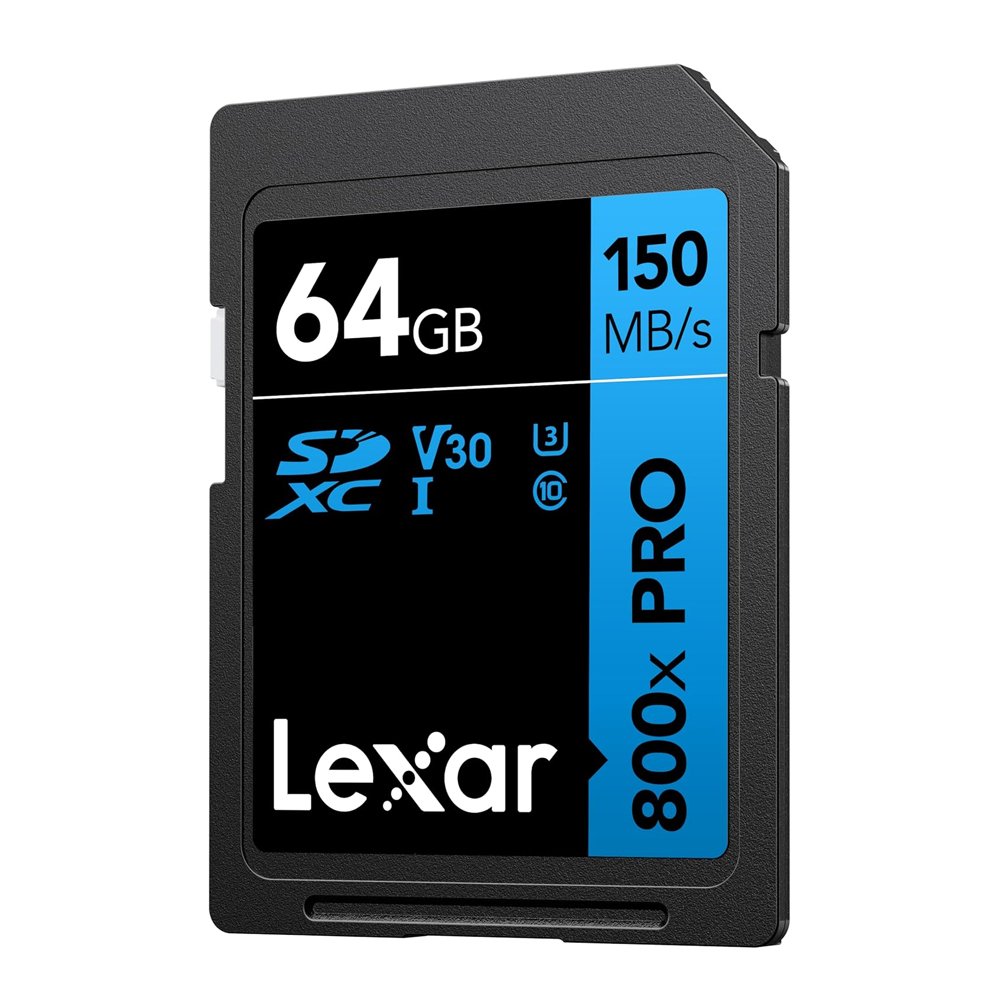 Cartão de Memória Lexar 64gb Cartão Sd 150Mbs Classe V30