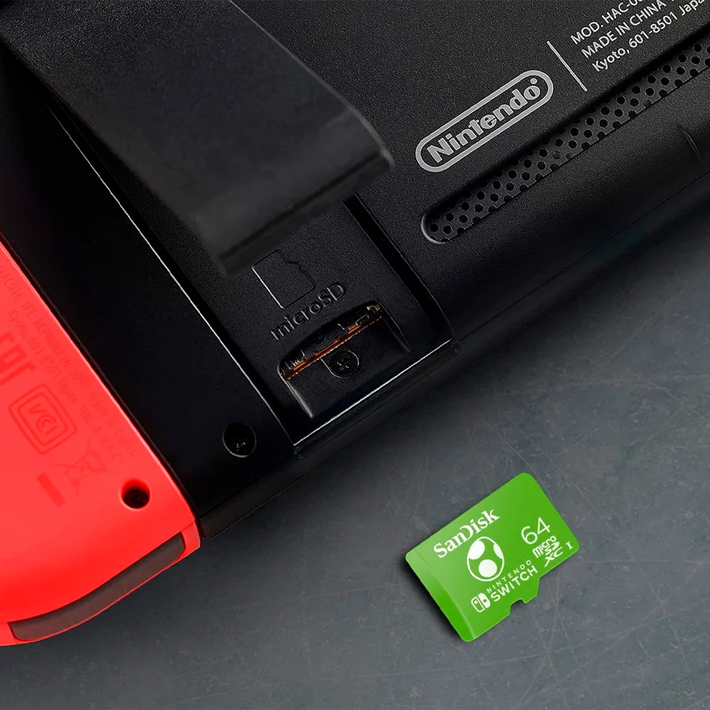 Imagem 5 de 5 do produto Cartão De Memória Sandisk 64gb Nintendo Switch Leitura 100mb/s Gravação 90mb/s - Sdsqxao-064g-gn6zn