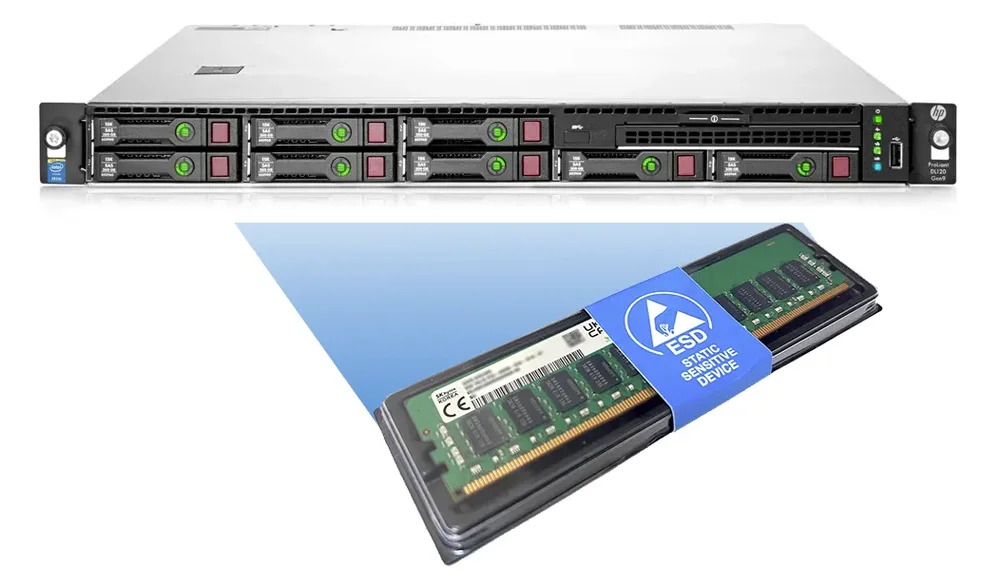 Memória Ram Para Servidor Hp Proliant Dl120 G7 - 8GB Ecc.