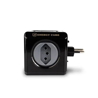 Adaptador Energy Cube Bivolt Filtro De Linha Multiplicador De Tomadas 10a Com Proteção De Sobretensão