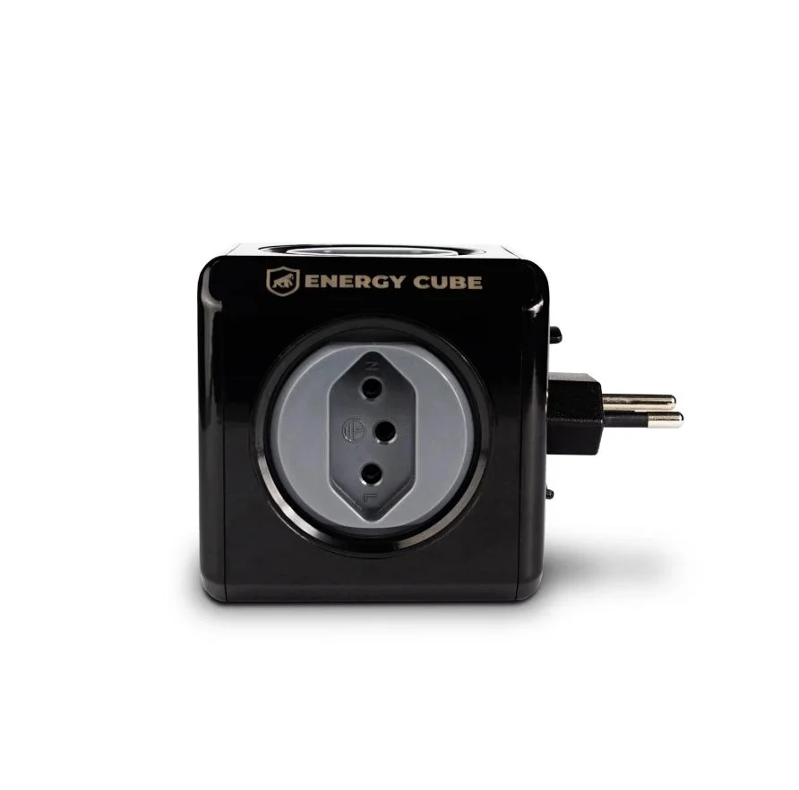 Imagem 1 de 5 do produto Adaptador Energy Cube Bivolt Filtro De Linha Multiplicador De Tomadas 10a Com Proteção De Sobretensão