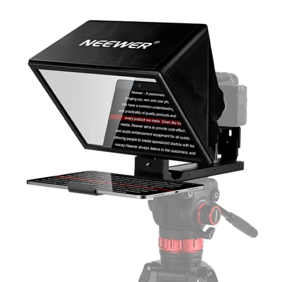 Teleprompter Neewer X12b Câmera Vídeo Ao Vivo Preto