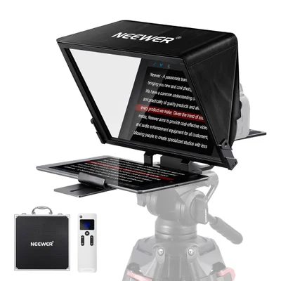 Teleprompter Dobrável Neewer X14 Pro Portátil Preto
