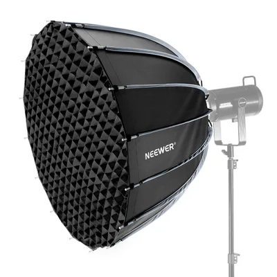 Softbox Parabólico Neewer 90cm Montagem Bowens Preto