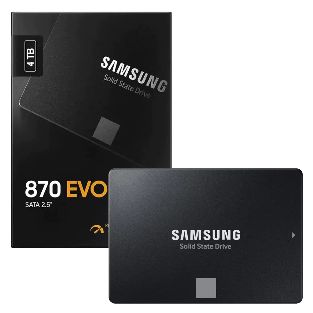 Samsung 870 EVO 4TB SSD 2台 Disco sólido interno Samsung SSD 4TB 870 EVO SATA III 2.5 MZ