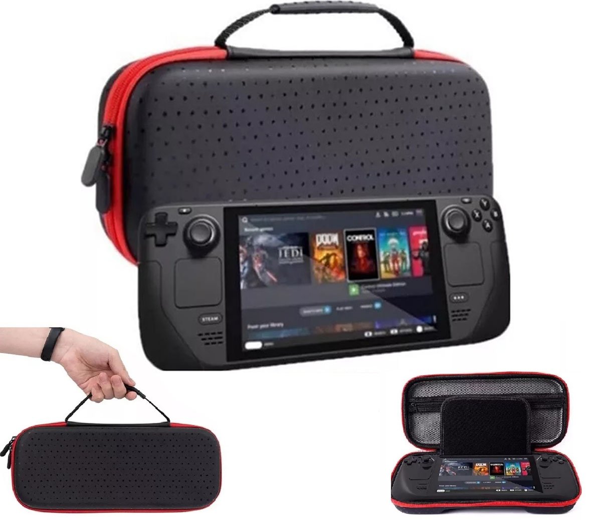 Case Steam Deck OLED Estojo Bolsa Maleta Viagem Proteção